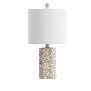 Eliseo Table Lamp 16.5” Height Beige by Safavieh NEW (R5)
